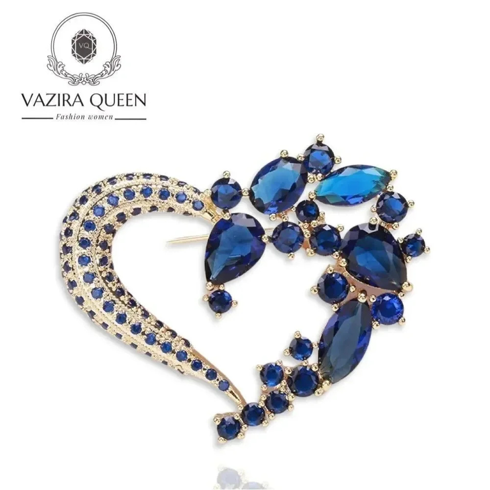 VQ Heart Brooch
